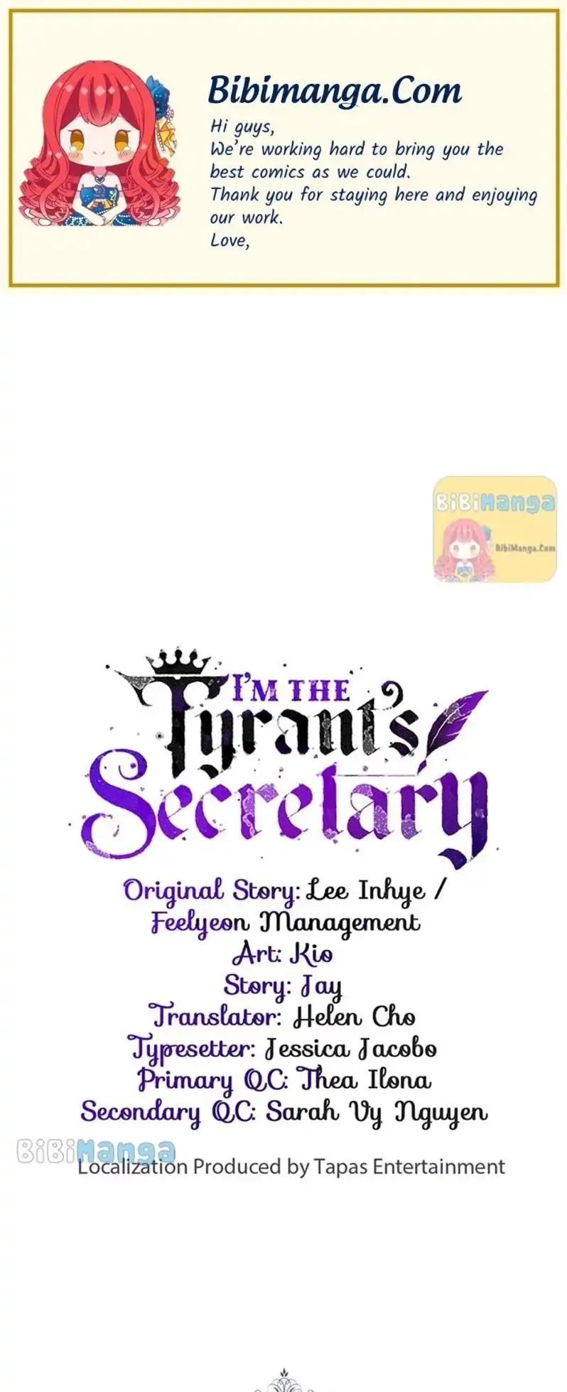 I Became The Tyrant'S Secretary Chapter 71 1